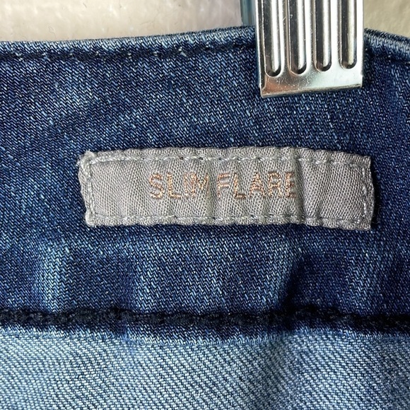 Melissa McCarthy seven7 slim flare medium wash jean size 24 - Picture 6 of 8
